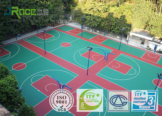 Anti Dirt Athletics Running Track Surface Epdm Seamless Flooring 3-8mm Thickness