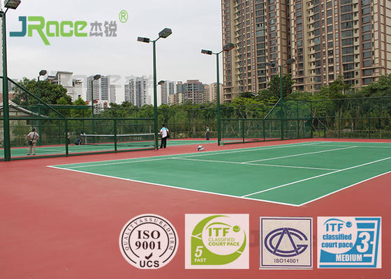 Environmental All Weather Tennis Courts , Backyard Multi Sport Court Flooring