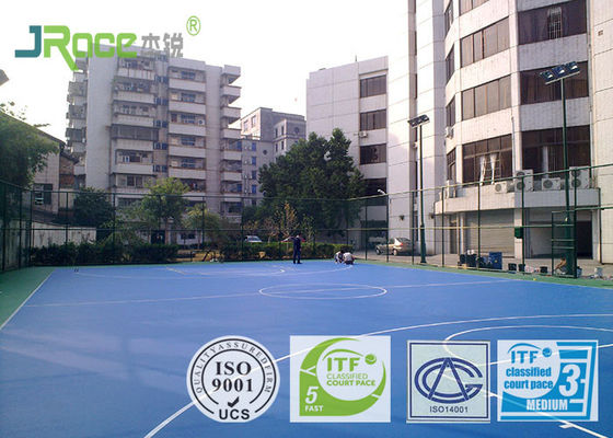 Anti Dirt Athletics Running Track Surface Epdm Seamless Flooring 3-8mm Thickness