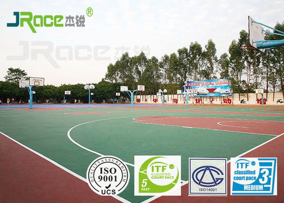 Anti Dirt Athletics Running Track Surface Epdm Seamless Flooring 3-8mm Thickness