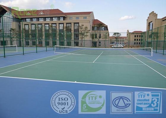 Environmental All Weather Tennis Courts , Backyard Multi Sport Court Flooring