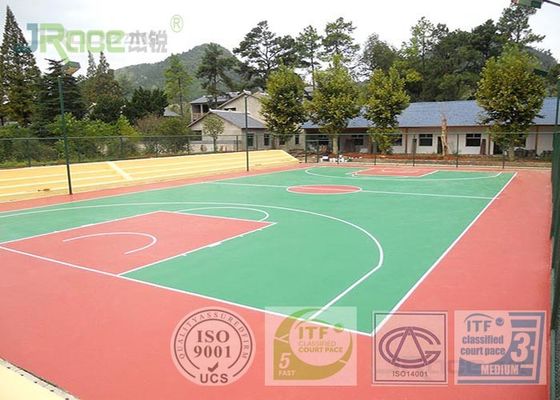 SPU Track And Field Surface , IAAF Approved Track Surfaces UV Resistance