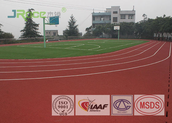 400 Meter Standard Polyurethane Track Surface Non Poisonous For Athletics