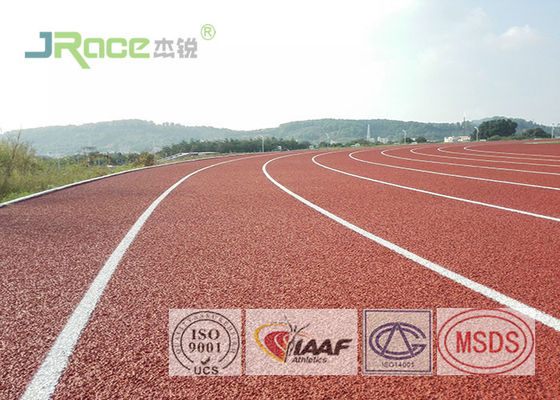 400 Meter Standard Polyurethane Track Surface Non Poisonous For Athletics