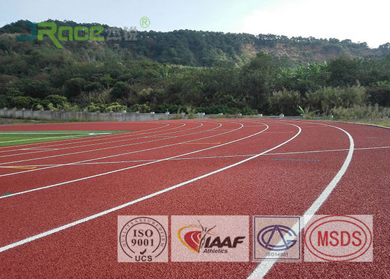400 Meter Standard Polyurethane Track Surface Non Poisonous For Athletics