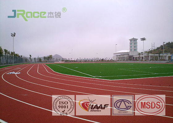 ECO Friendly Tartan Track Surface Non Toxic Anti Fade For High School / College