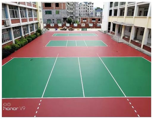 Economic Athletic Sports Tennis Court Surfaces For School ITF Certificated