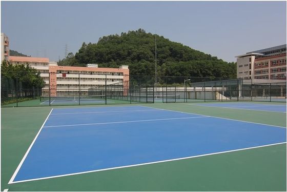 Economic Athletic Sports Tennis Court Surfaces For School ITF Certificated